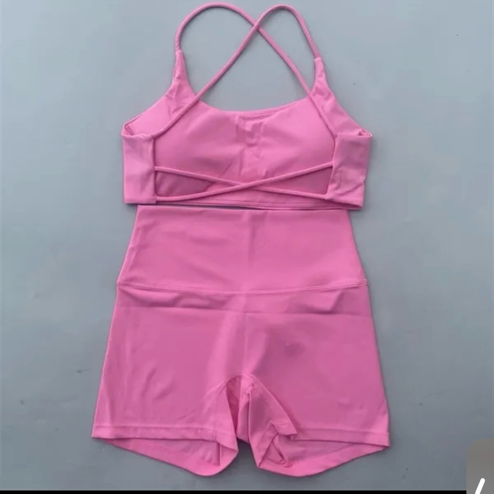 Lululemon Athletica Pink Sports Bra